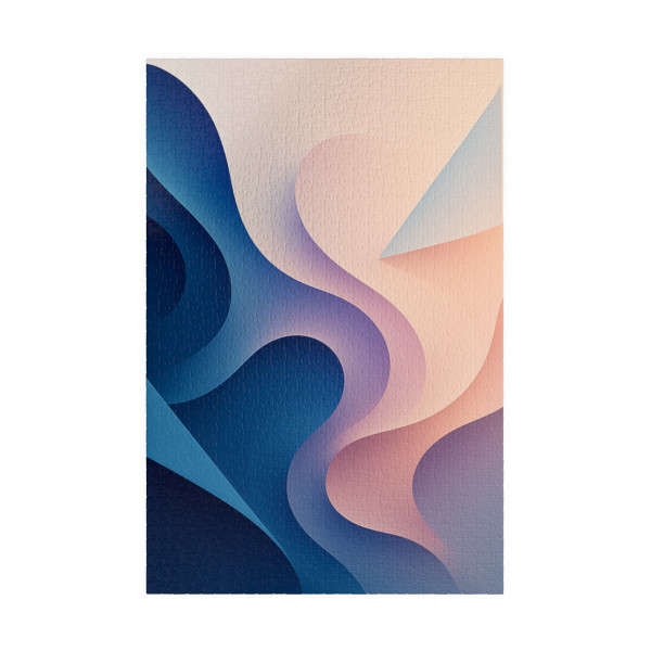 Fluid Geometry Harmony - Puzzle (110, 252, 520, 1014-piece)