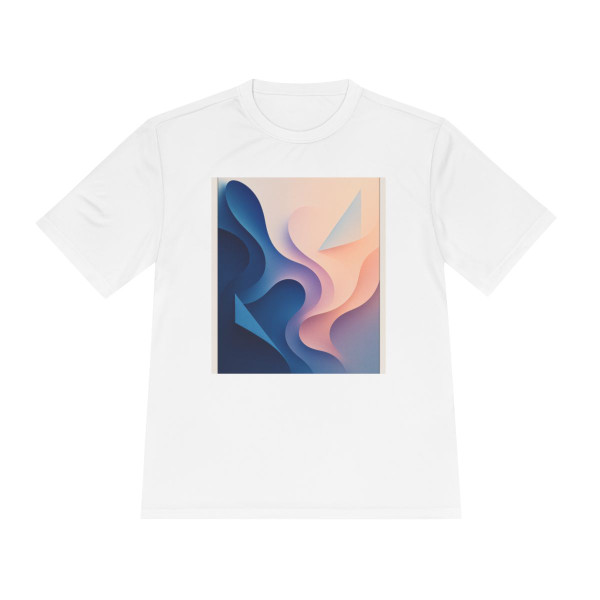 Fluid Geometry Harmony - Unisex Moisture Wicking Tee Fluid Geometry Harmony - Unisex Moisture Wicking Tee
