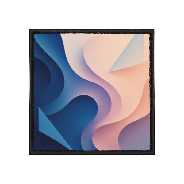 Fluid Geometry Harmony - Iron-On Patches