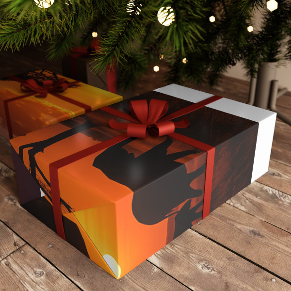 Savanna Harmony - Gift Wrapping Paper Sheets, 1pc