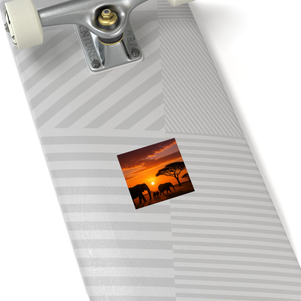 Savanna Harmony - Square Stickers, Indoor\Outdoor