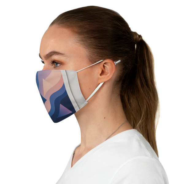 Fluid Geometry Harmony - Fabric Face Mask Fluid Geometry Harmony - Fabric Face Mask