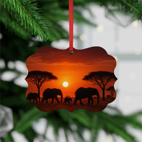 Savanna Harmony - Metal Plaque Ornament