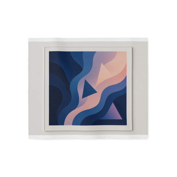 Fluid Geometry Harmony - Sweatshirt Blanket