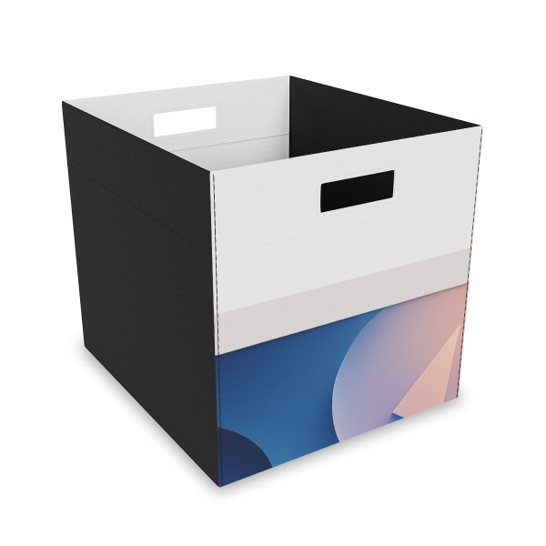 Fluid Geometry Harmony - Felt Storage Box