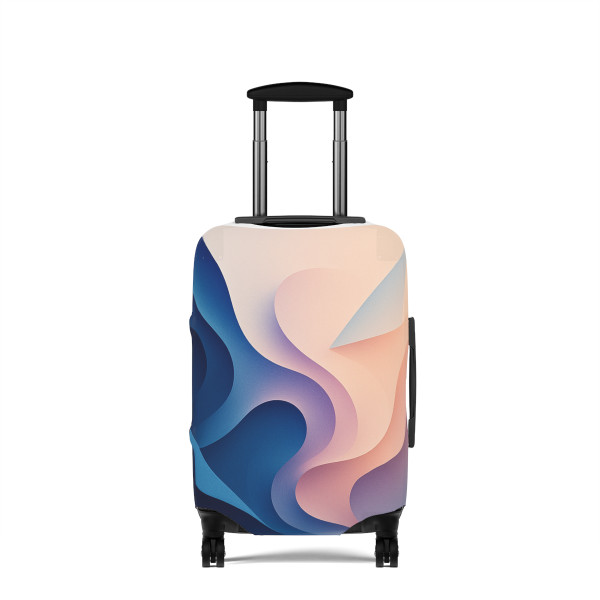 Fluid Geometry Harmony - Luggage Cover