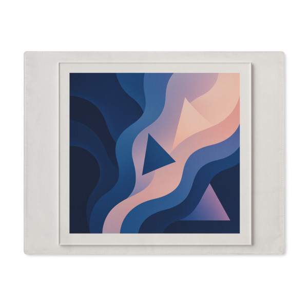 Fluid Geometry Harmony - Placemat, 1pc