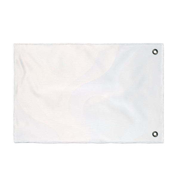 Fluid Geometry Harmony - Double Sided Flag