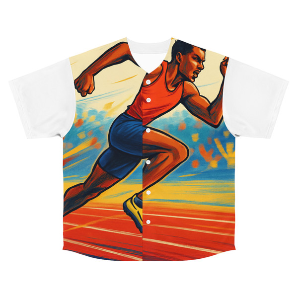 Power Surge - Men's Baseball Jersey (AOP)