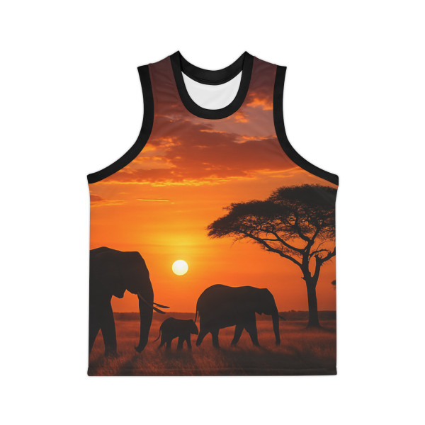 Savanna Harmony - Unisex Basketball Jersey (AOP)