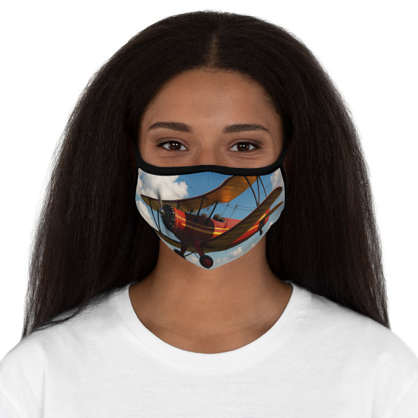 Wings of History - Fitted Polyester Face Mask