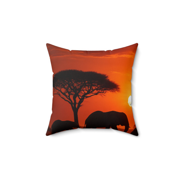 Savanna Harmony - Spun Polyester Square Pillow