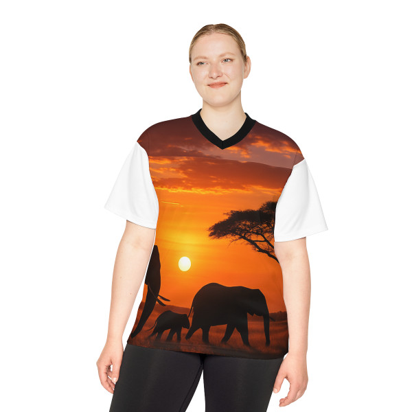 Savanna Harmony - Unisex Football Jersey (AOP)