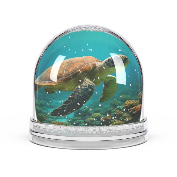 Serene Ocean Whisper - Snow Globe
