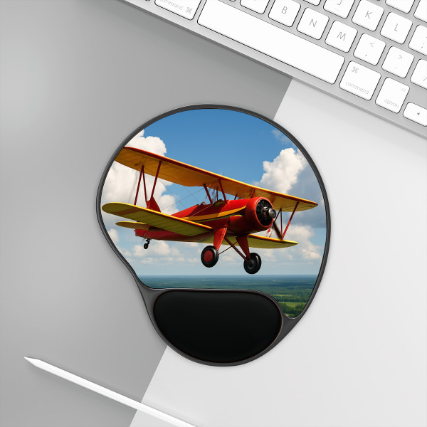 Wings of History - Mouse Pad With Wrist Rest Wings of History - Mouse Pad With Wrist Rest