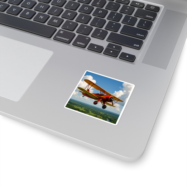 Wings of History - Square Stickers
