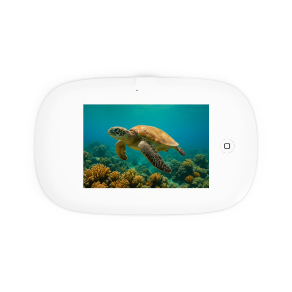 Serene Ocean Whisper - UV Phone Sanitizer and Wireless Charging Pad