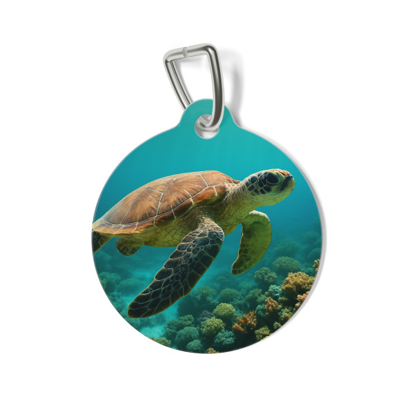 Serene Ocean Whisper - Pet Tag