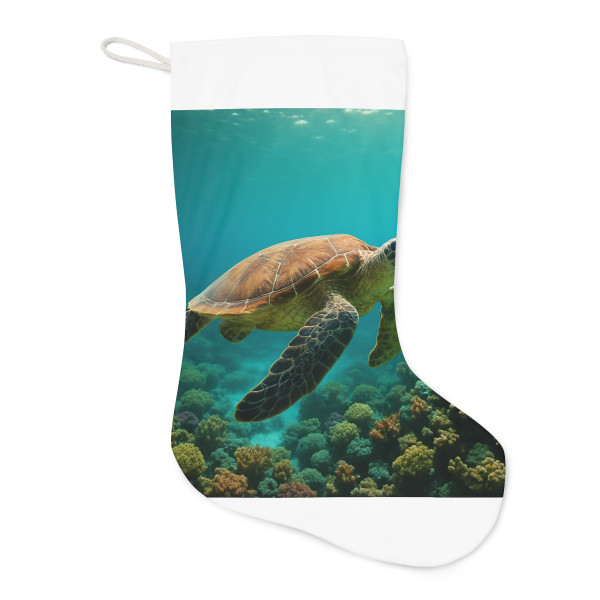 Serene Ocean Whisper - Santa Stocking