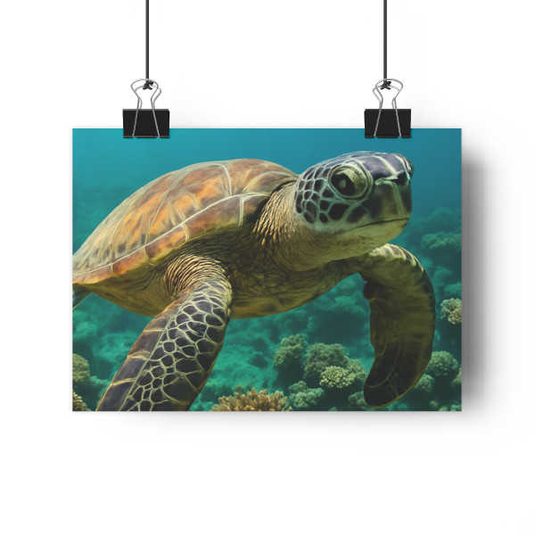 Serene Ocean Whisper - Giclée Art Print 