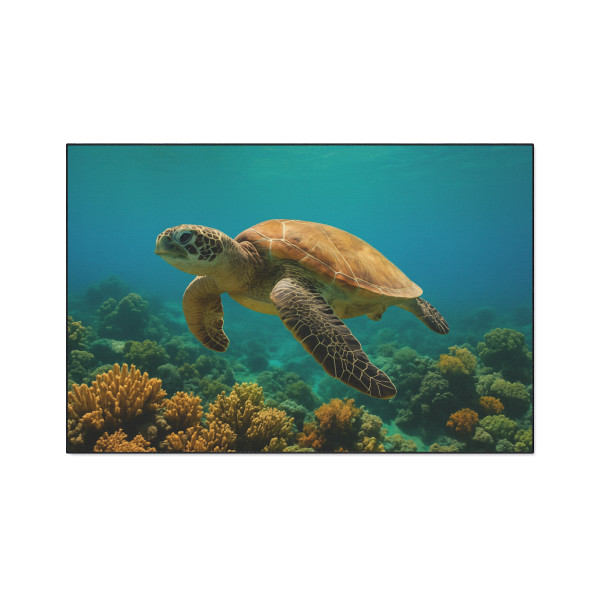 Serene Ocean Whisper - Heavy Duty Floor Mat