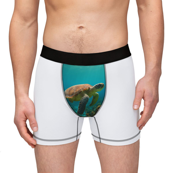 Serene Ocean Whisper - Men's Boxers (AOP)