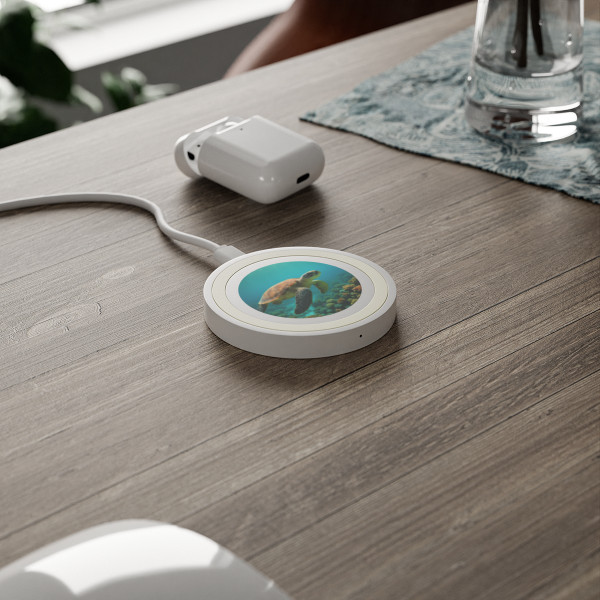 Serene Ocean Whisper - Quake Wireless Charging Pad