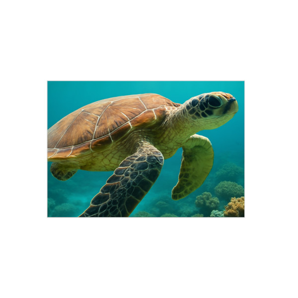 Serene Ocean Whisper - Foam Board