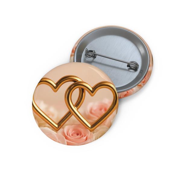Timeless Love - Custom Pin Buttons