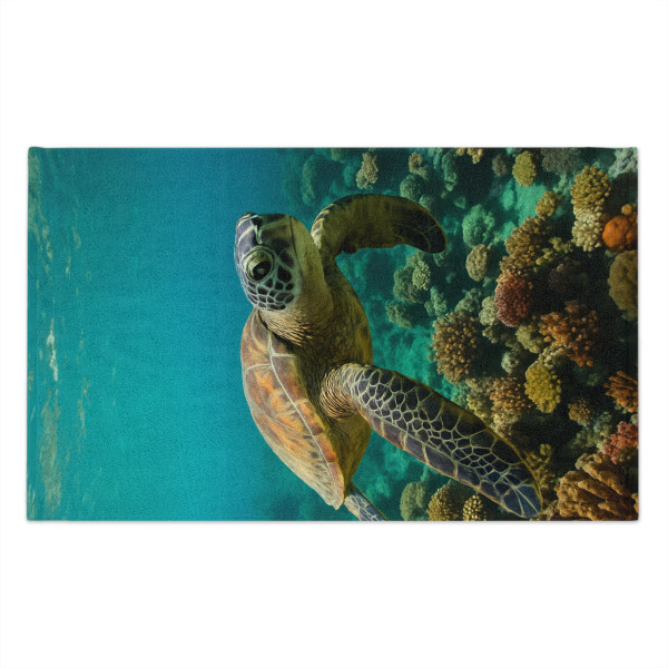 Serene Ocean Whisper - Rally Towel, 11x18