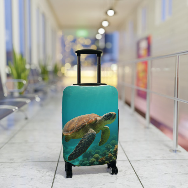 Serene Ocean Whisper - Luggage Cover