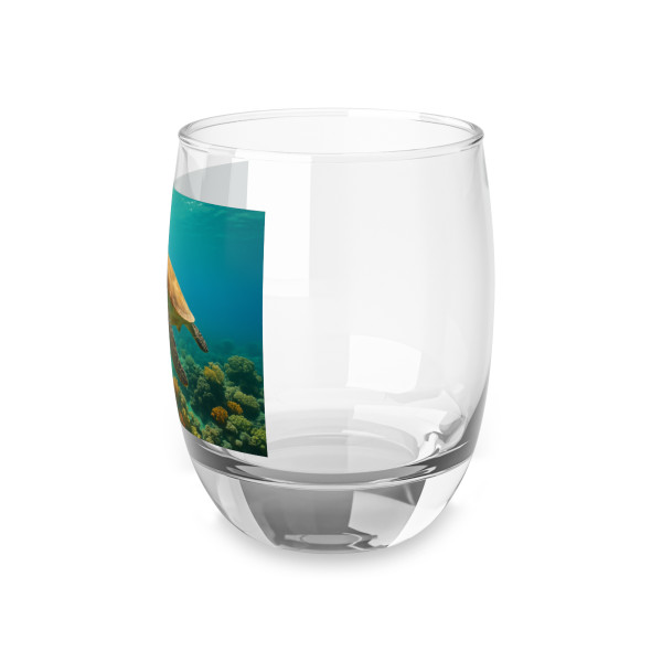 Serene Ocean Whisper - Whiskey Glass