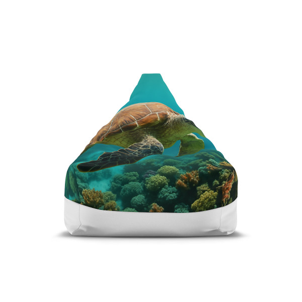 Serene Ocean Whisper - Bean Bag Chair Cover
