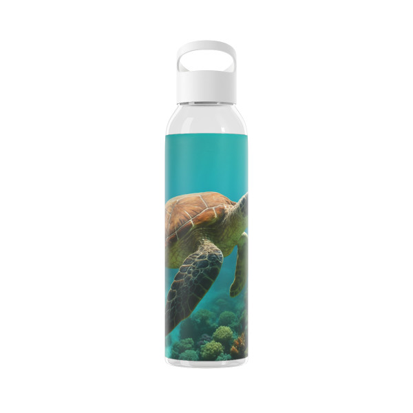 Serene Ocean Whisper - Sky Water Bottle