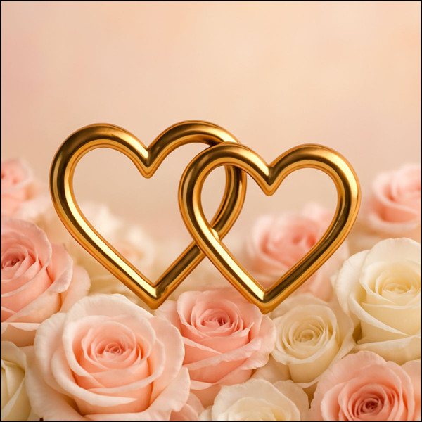 Timeless Love - Custom Cut Acrylic Ornament