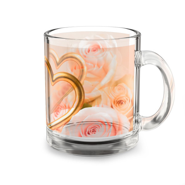 Timeless Love - Glass Mug, 10oz