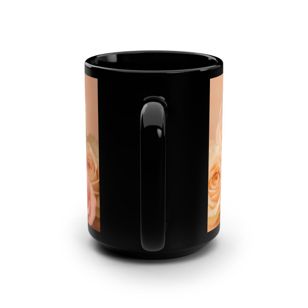 Timeless Love - Black Mug, 15oz