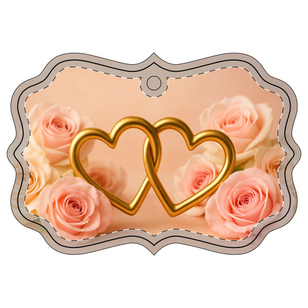 Timeless Love - Acrylic Ornament (Multi-depth)