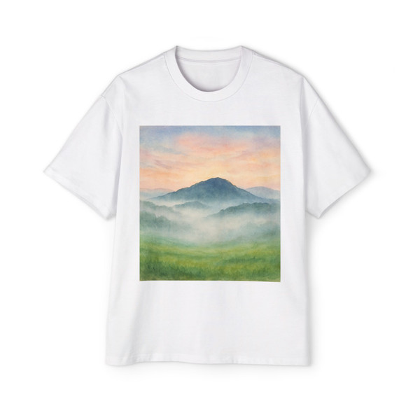 Ethereal Dawn - Men's Heavy Oversized Tee