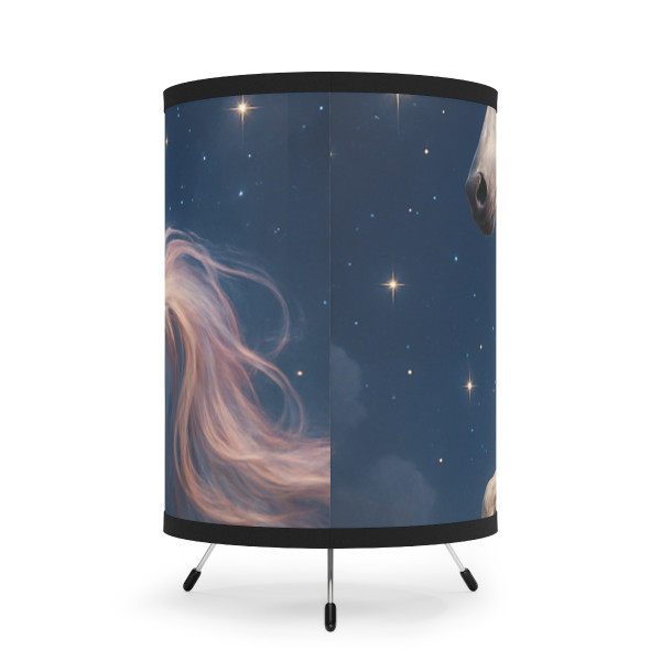 Celestial Dreamscape - Tripod Lamp with High-Res Printed Shade, US\CA plug