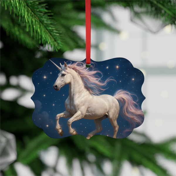 Celestial Dreamscape - Metal Plaque Ornament