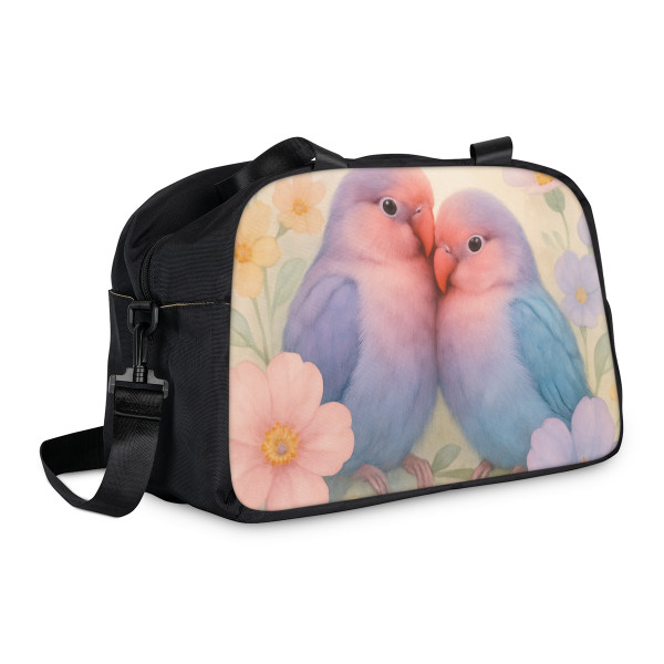 Whimsical Love Birds - Fitness Handbag Whimsical Love Birds - Fitness Handbag