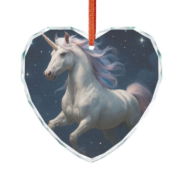 Celestial Dreamscape - Crystal Glass Ornament