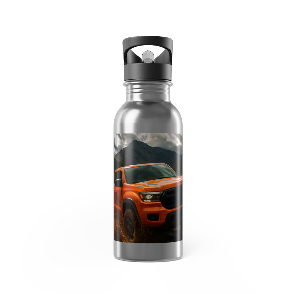 Rugged Trailblazer - Stainless Steel Water Bottle With Straw, 20oz