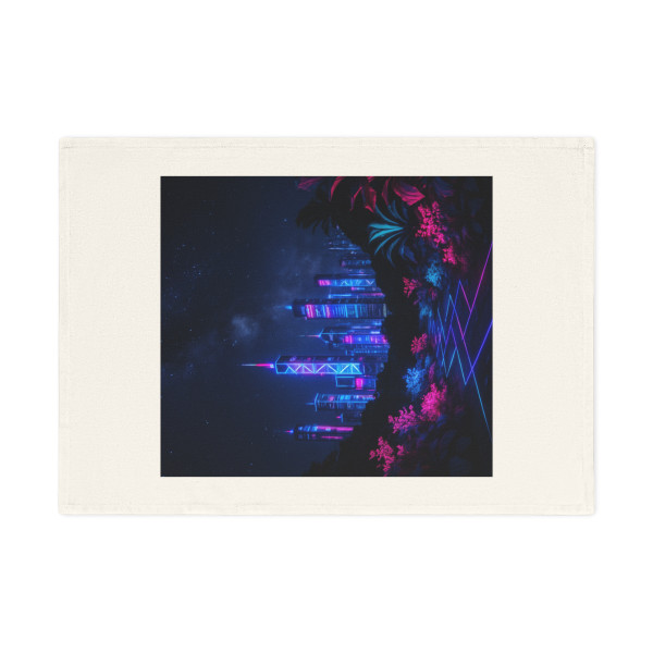 Neon Dreamscape - Cotton Tea Towel