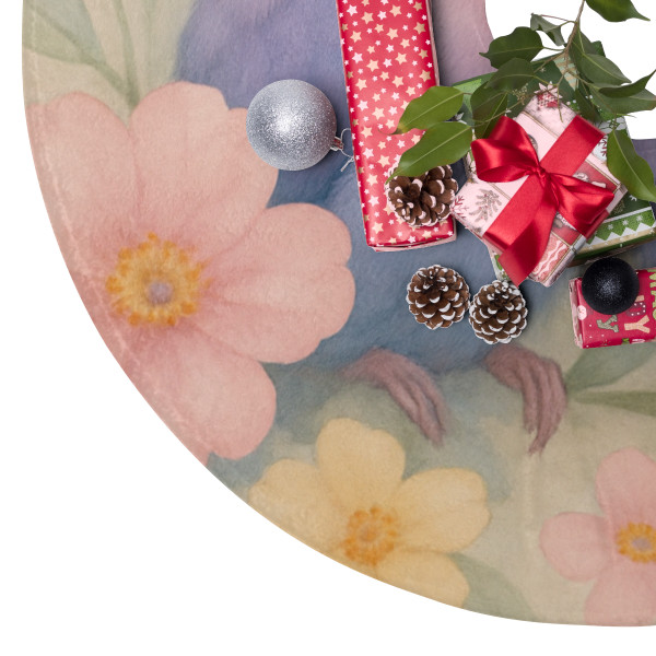 Whimsical Love Birds - Christmas Tree Skirts
