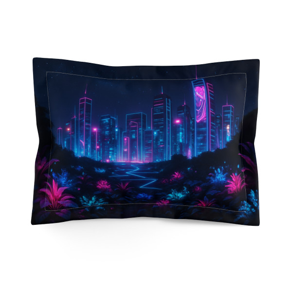 Neon Dreamscape - Microfiber Pillow Sham