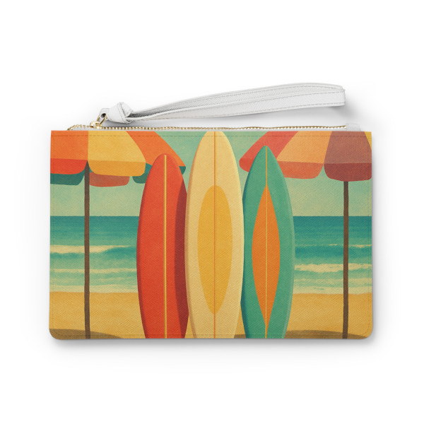 Retro Beach Getaway - Clutch Bag