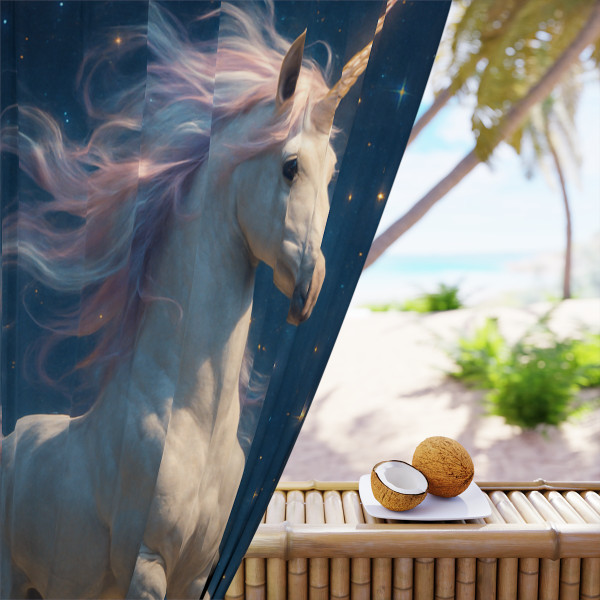 Celestial Dreamscape - Window Curtains (1 Piece)