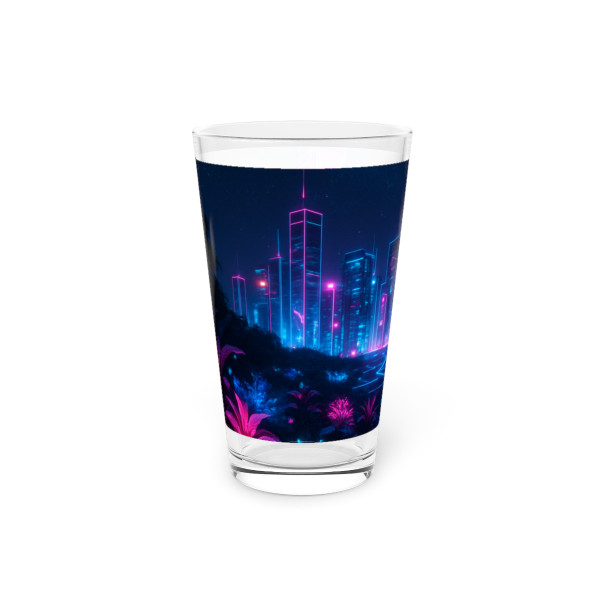 Neon Dreamscape - Pint Glass, 16oz